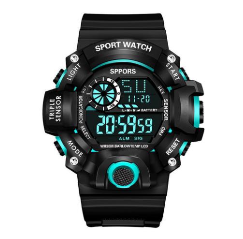 Men's Fashion Creative Large Dial Electronic Sports Watch Student Watch