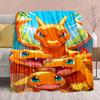 Pokémon Anime Flannel Blanket - Soft Warm Perfect for Sofa, Bedding Camping Travel Office Home Decor 