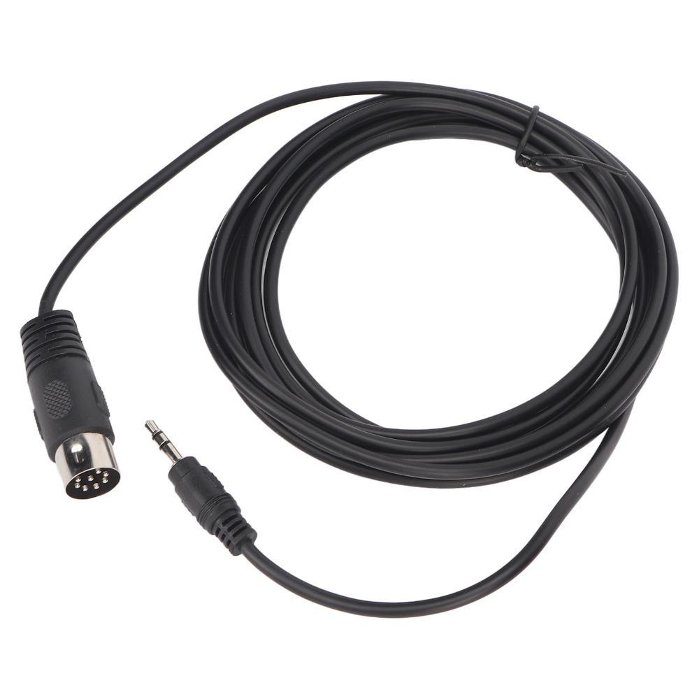 Male to Male Din 8 Pin to 3.5mm MIDI Cable Plug and Play 3m/9.8ft Converter Cable 8 Pin Din to 3.5mm Cord CD Player