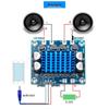 Dual Channel HD Digital Audio Amplifier Board, 12V/24V, 30W Loudspeaker Module, DC8V-26V MP3 Compatible