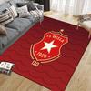 WISLA KRAKOW Flannel Pattern Square Carpet,Area Rug,Carpet Rug for Living Room Bedroom Sofa Playroom Decor,Non-slip Floor Mat