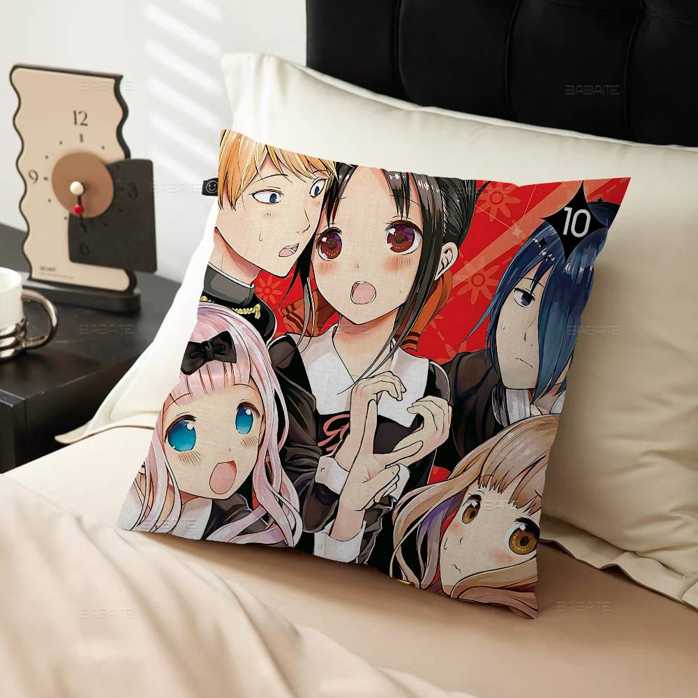 Anime K-Kaguya-Sama Love Is War Lucky Dragon pillow cover sofa cushion cover home room decoration children gift