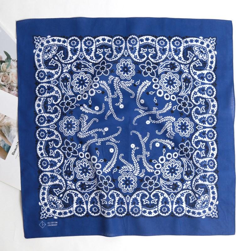 Unisex Hip Hop Women Men Bandana Scarf Punk Square Bandanas Headwear Fashion Bohemian Head Scarf Headbands Hair Accessories