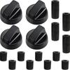 With Adapters Replacement Stove Knobs Portable Cooker Hob Knobs  Kitchen Accessories