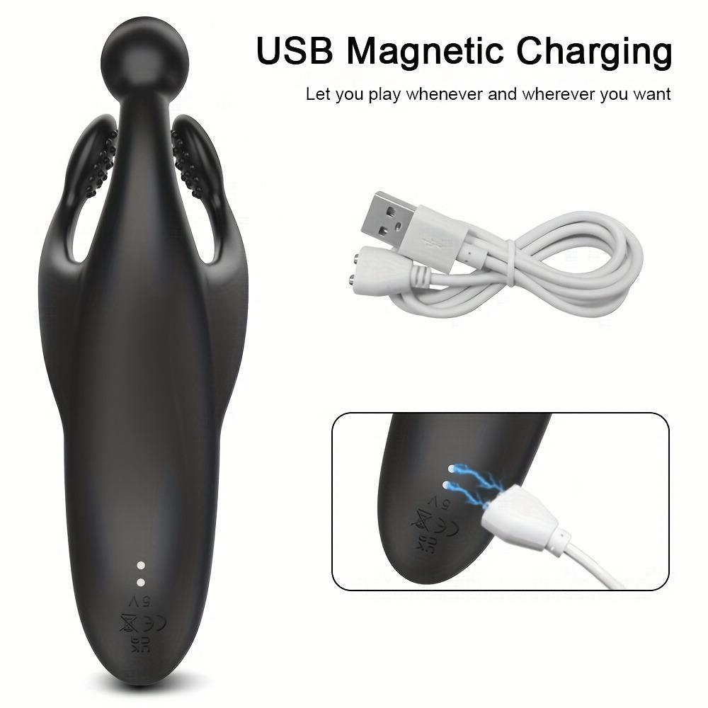 Glans Vibrator Electric Penis Massager Delay Trainer Exerciser Vibrating Male Masturbator Stimulator Adults Sex Toys for Men 18+