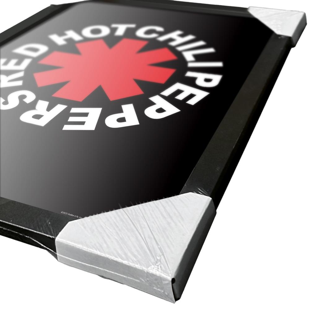 Red Hot Chili Peppers Logo Stempel Gerahmtes Poster