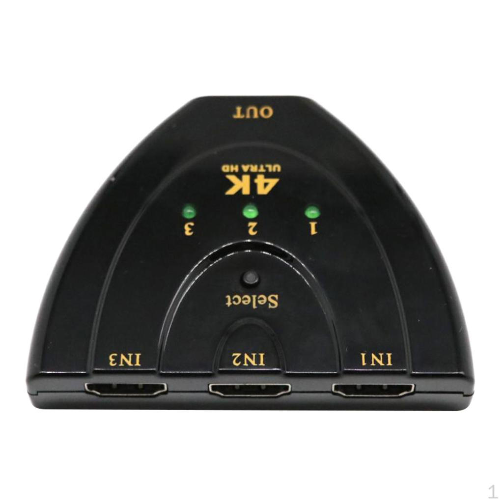 

2k 4k 3in 1out Switch HUB Splitter Switcher Adapter For