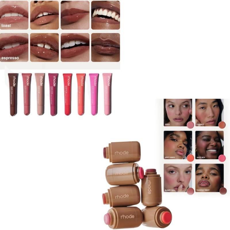 Rhode Skin Tuzlu Bronzlaştırıcı Kurdele Kızıl Dudak Parlatıcısı Tüm Cilt Tipleri İçin Nemlendirici Formül