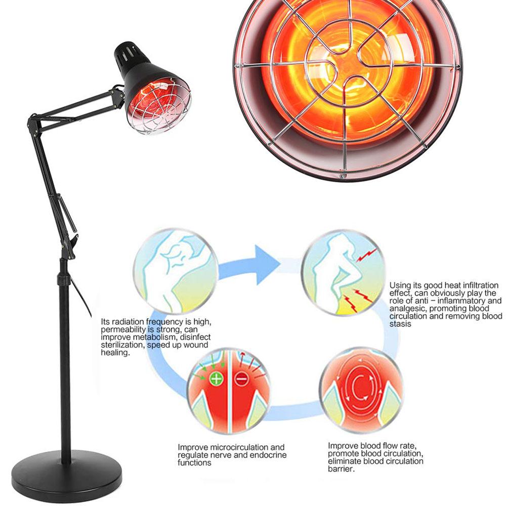 Beauty Care Constant Temperature Infrared Light Stand Adjustable Lamp Skin Care Infrared Heating