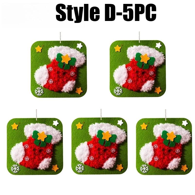 Static Cling Christmas Window Decals White Snowman Tree Design for Glass Door Holiday Home Office Decoration