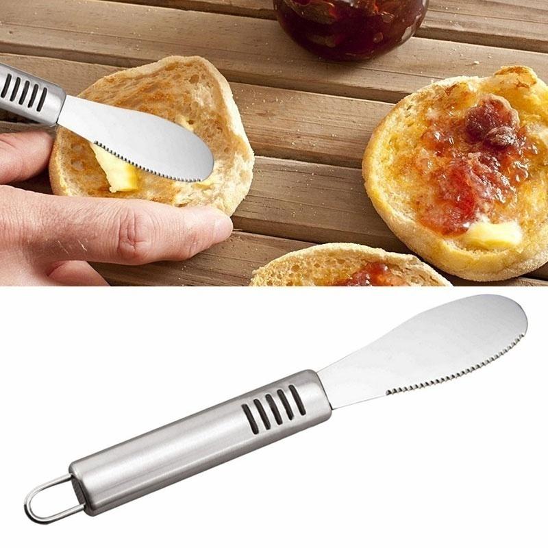 Stainless Steel Butter Knife Cake Cream Knife Spatula Smoother Icing Frosting Spreader Fondant Pastry Cake Decorating Baking
