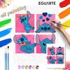Disney Stitch Oil Paint Digital Painting Art Kit Handmade DIY Painting Kit Home Decor