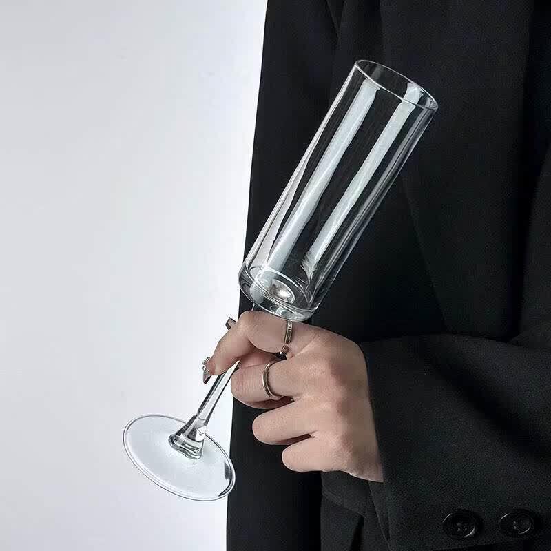 French Style Stemmed Champagne & Wine Glass