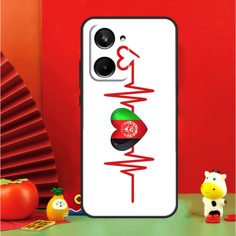 Afghan Afghanistan Flag Banner For Realme 15 Pro GT7 GT6 10 11 12 13 14 Pro Plus C65 C67 C63 C61 C55 C51 C53 C35 C75 Case