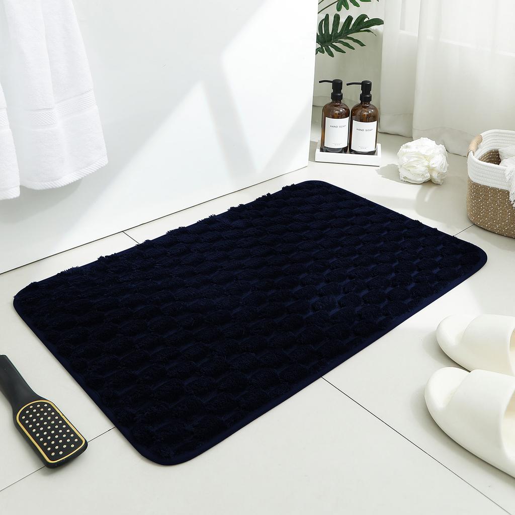 Badezimmerteppich-rutschfeste Badematte, ultraweicher Mikrofaser-Plüsch-Badezimmerteppich, saugfähiger Duschteppich, geeignet für Schlafzimmer us