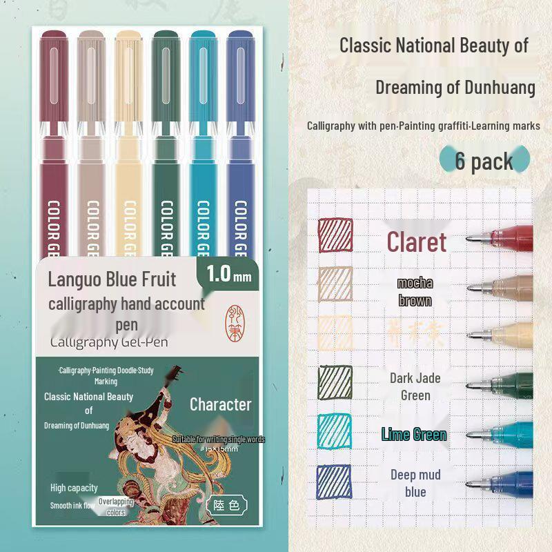 Pix Marker Chinezesc Albastru Fructat pentru Caligrafie și Evidențiere pentru Studenți și Copii