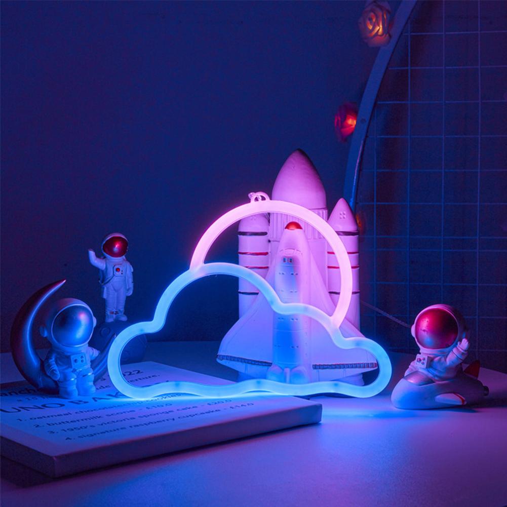 Gamepad Fire Moon Star LED Bright Neon Light Night Sign Modeling Lamp Room Wall Art Decoration Wholesale Xmas Birthday Wedding