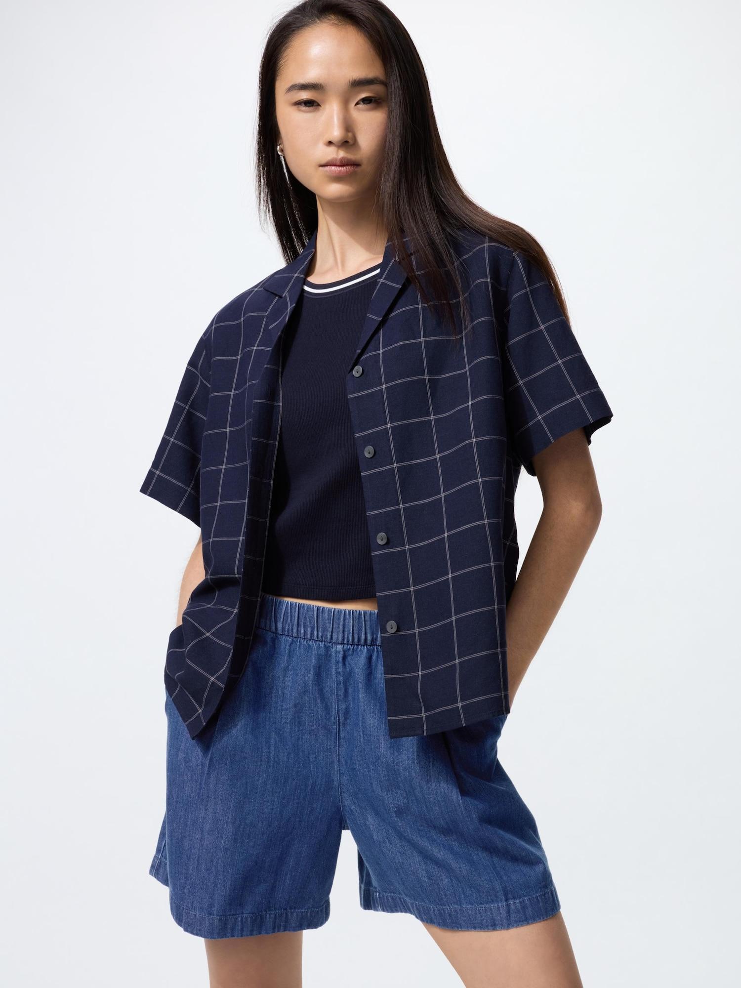 

Uniqlo Хлопковые Легкие Шорты Деним