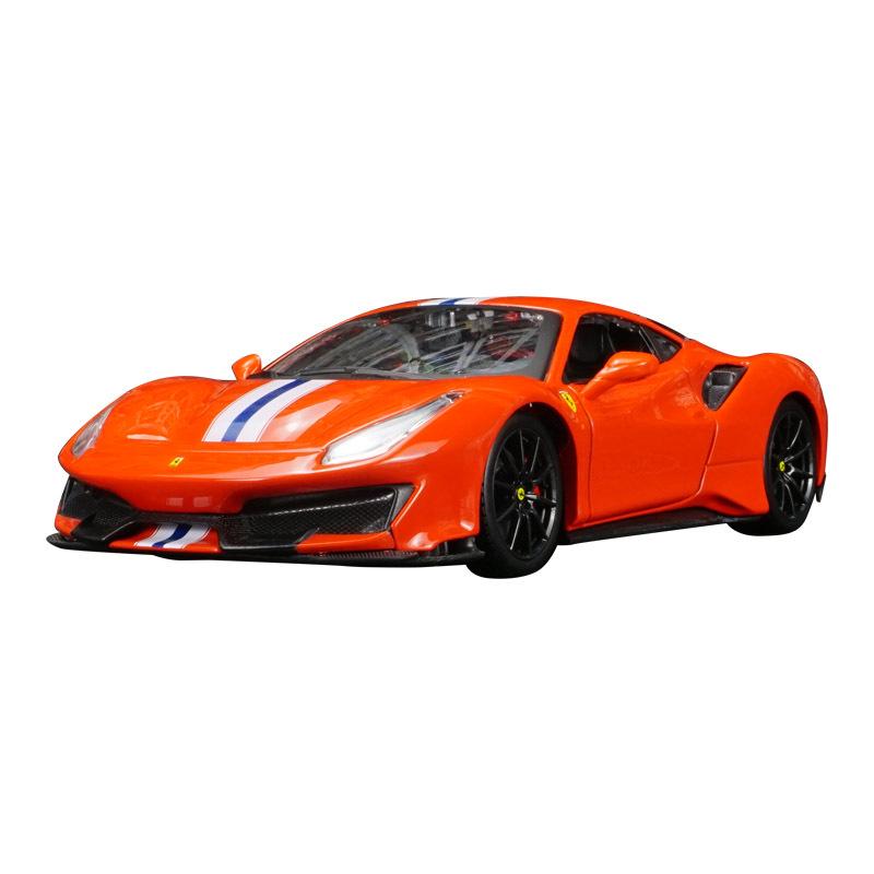 Bburago 1:18 488 Pista Alloy Supercar Model with Opening Doors
