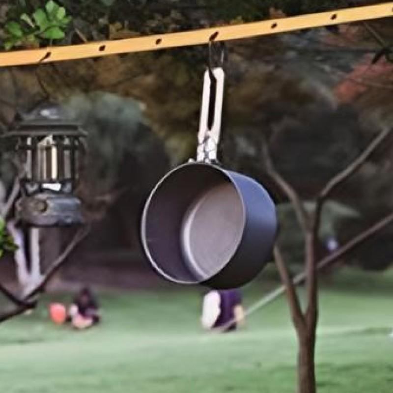 Retractable Clothesline 10KG Weight Capacity Portable Heavy Duty Washing Line 3.6M Long with Hole Multi-function Drying Rack