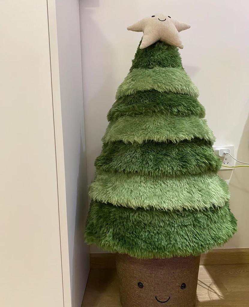 Nordische Fichte Weihnachtskranz Puppe - Niedlicher Jellycat-Stil