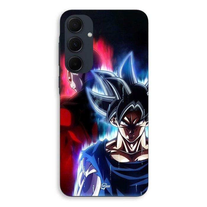 Coque Pour Samsung galaxy A35 Dragon ball z super front noir Maniacase