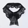 Fashion Lace White Fake Collar Women Detachable Collars for Women Black Lapel False Collars Woman Tie Clothes Accessories
