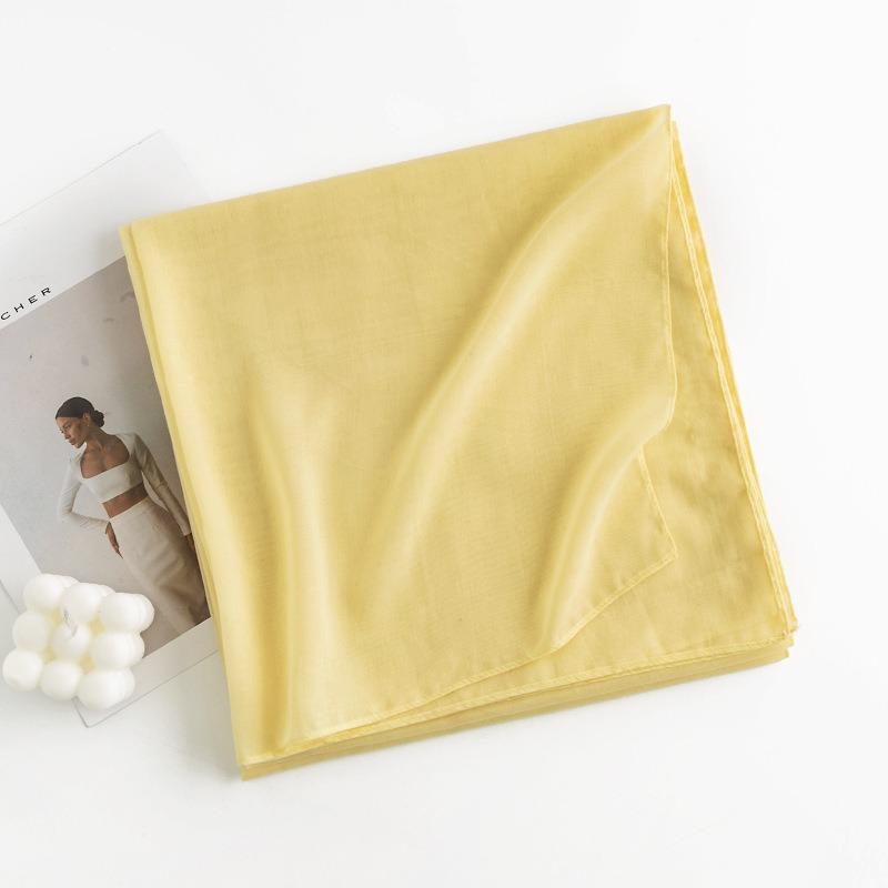 New Herringbone Pattern Single Color Versatile Imitation Cashmere Scarf for Women Simple Casual Style Tassel Warm Shawl