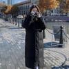Winter jacket long over-the-knee cotton jacket women's 2025 new padded jacket plus-size couple Korean version of cotton jacket