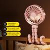 Fan for Cart Stroller Fans Portable Outdoor Fan Clip on For Baby USB Rechargeable Handheld Electric Fan for Home 3 Speeds