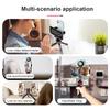 Portable Phone Tripod Mount Metal Phone Mount for Tripod with Dual Phone Holder Cold Shoe Mounts