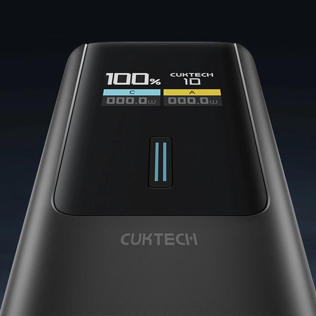 Powerbank Cuktech CKPB100PGLBL 150W 10000mAh USB-C USB-A - czarny