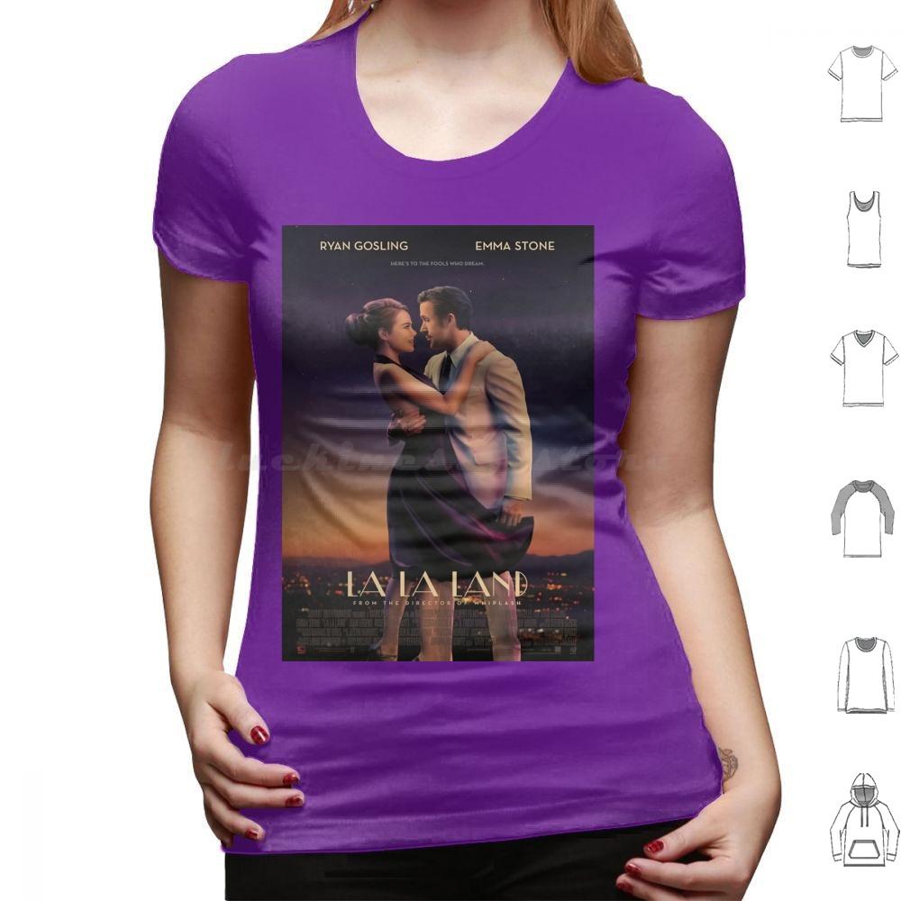 La La Land Movie T Shirt 6xl Cotton Cool Tee Movie Drama Love Romance La La Land Stone Ryan Gosling Film Musical La Movies