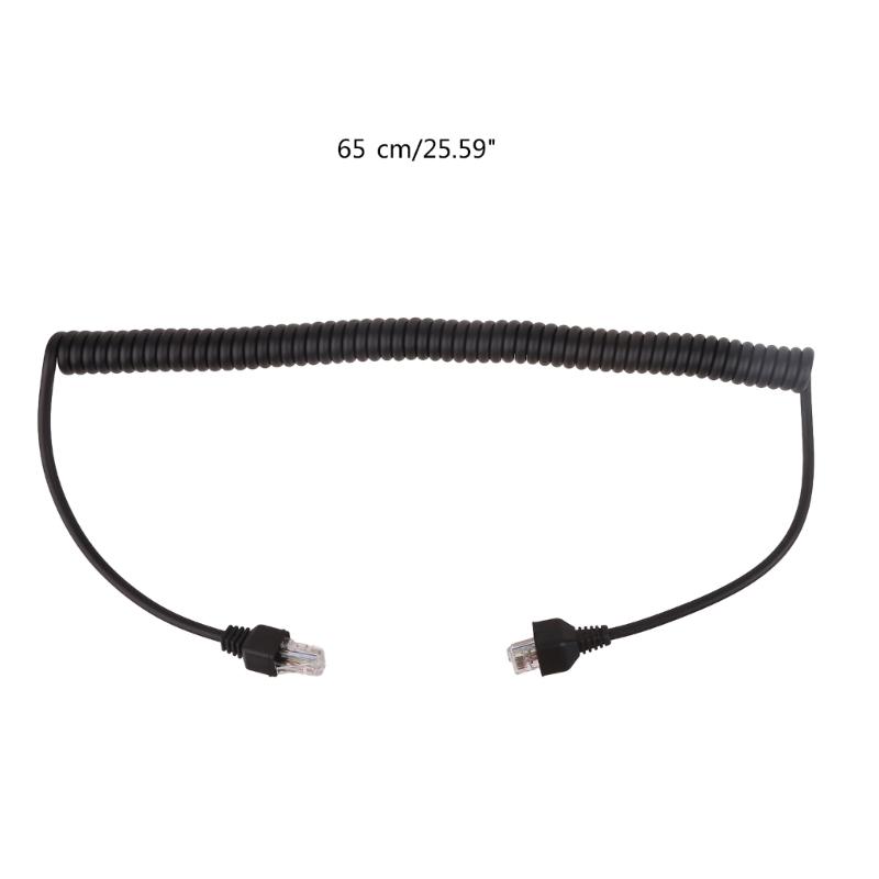 Electric Microphone Speaker Mic RJ45 Wires Supplies Cable Line for Yaesu FT450 FT817 FT857 FT897 Replace MH31A8J