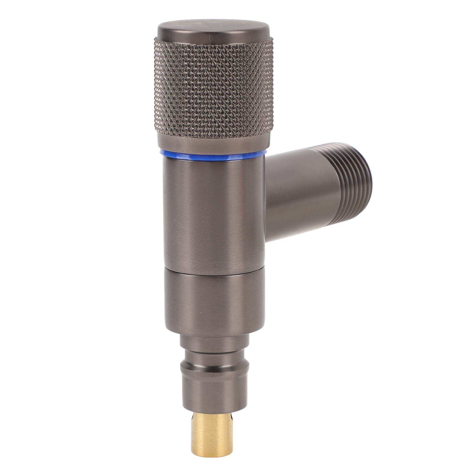 

Кран для стиральной машины латунный G12in DN15 наружная резьба вход G38in выход автоотключение только холодная вода