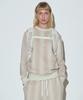 SCULPTOR Irregular Stripe Sweatshirt Raw/Indie Pink