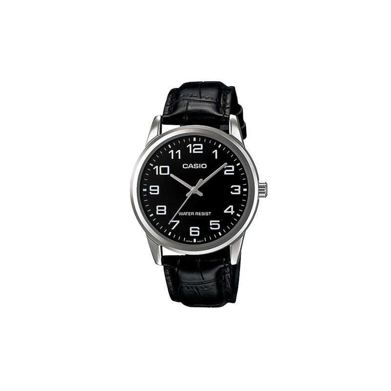 

Casio STANDARD Series DRESS Series Retro Casual Business Classic Quartz Movement Leather Strap Japanese and Korean Watch Men s Watch MTP-V001L-1B чёрный