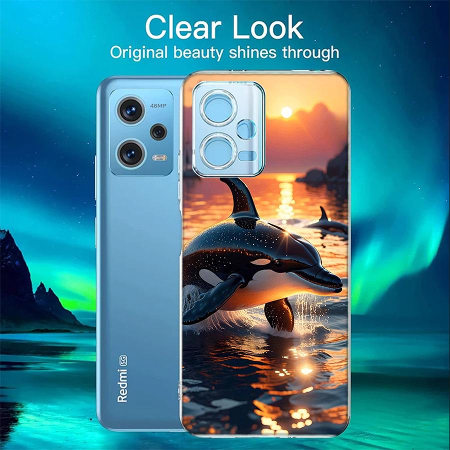 Lizards and Geckos Have Big Eyes Phone Case For Redmi 12 13C 12C 15C 9 10 10C Note 13 Pro Plus 14 15 Pro 9T 9C 9A TPU Soft Cover
