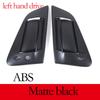 For NISSAN 370Z Z34 2009-2020 Carbon Fiber/Black Car Outer Door Handle Protective Cover Trim Stickers Exterior Accessories
