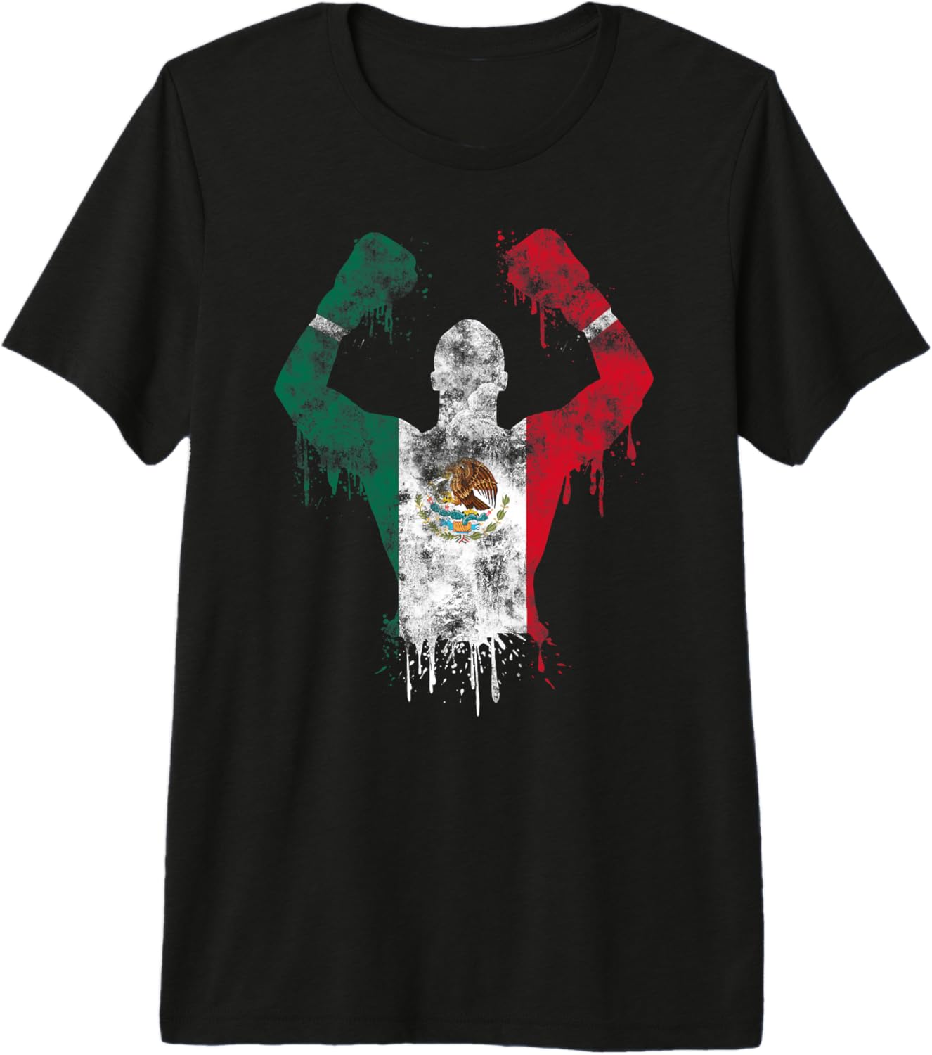 

Mexican Boxer Mexico Flag Boxing TShirt 100 Cotton ONeck Short Sleeve Summer Casual Mens Tshirt Streetwear S