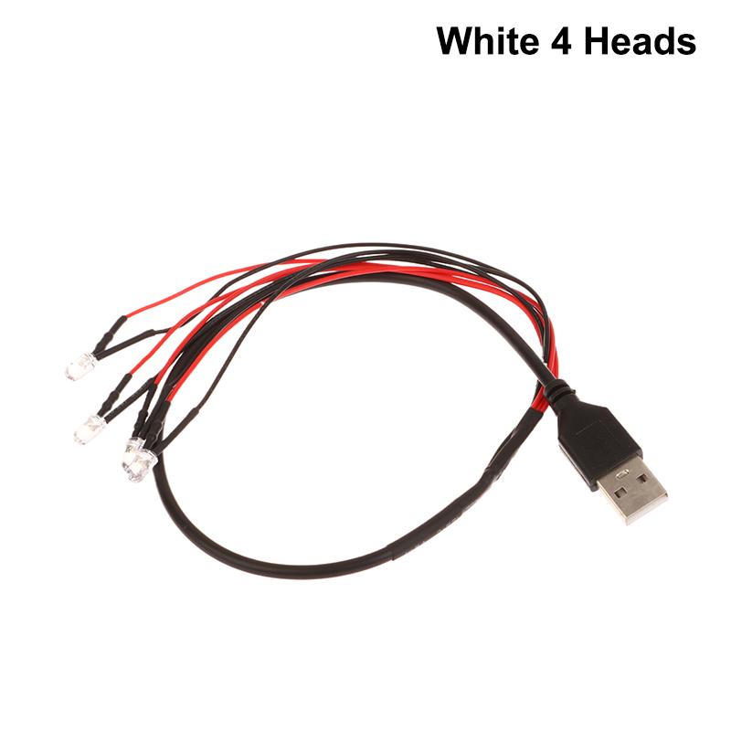 1 Stück 2/4/6 LED-Perlen mit USB-Anschluss 5V Miniatur Superhelle Lampe DIY Modellbau für Diorama DIY Handarbeit