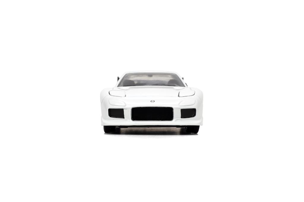 Jada TOYS Fast Furious 1993 MAZDA HKS Diecast Miniature Car White 1/32 & RX-7