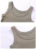 Tank Top Ribbed Halter Crop Tops Women Summer Camis Backless Camisole Casual Tube Fashion Female Sleeveless