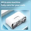 Electric Toenail Clipper with Square Design Dual Speed Function Electric Nail Trimmer Type-C Charging 2 In 1 Electric Polishing Automatic Nail