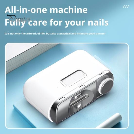 Electric Toenail Clipper with Square Design Dual Speed Function Electric Nail Trimmer Type-C Charging 2 In 1 Electric Polishing Automatic Nail
