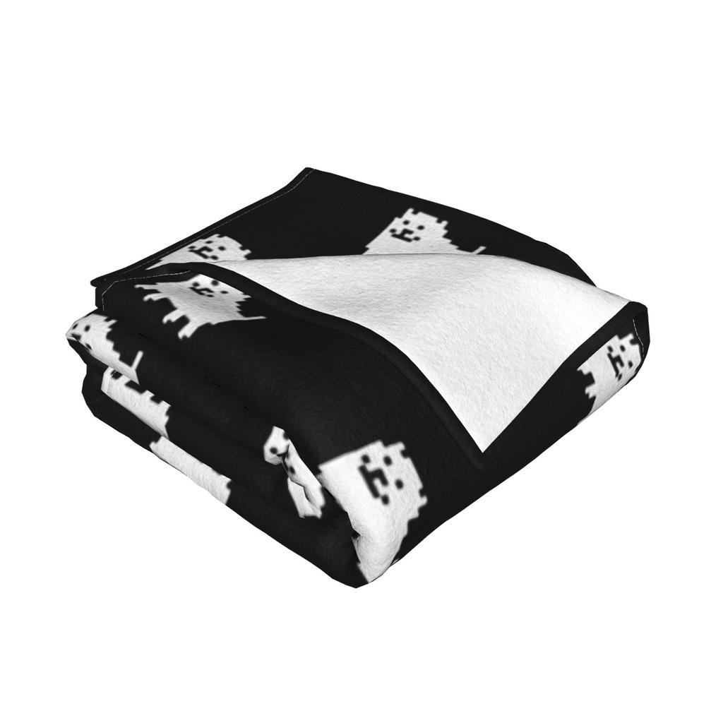 Undertale Dog Heart Blanket Super Soft Fleece Sofa Throw Blanket for Home Bedroom Travel Throws Bedspread Quilt