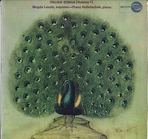 

LP Record - Italian songs collection 1 MH5176 WESTMINSTER Japan Classical Used