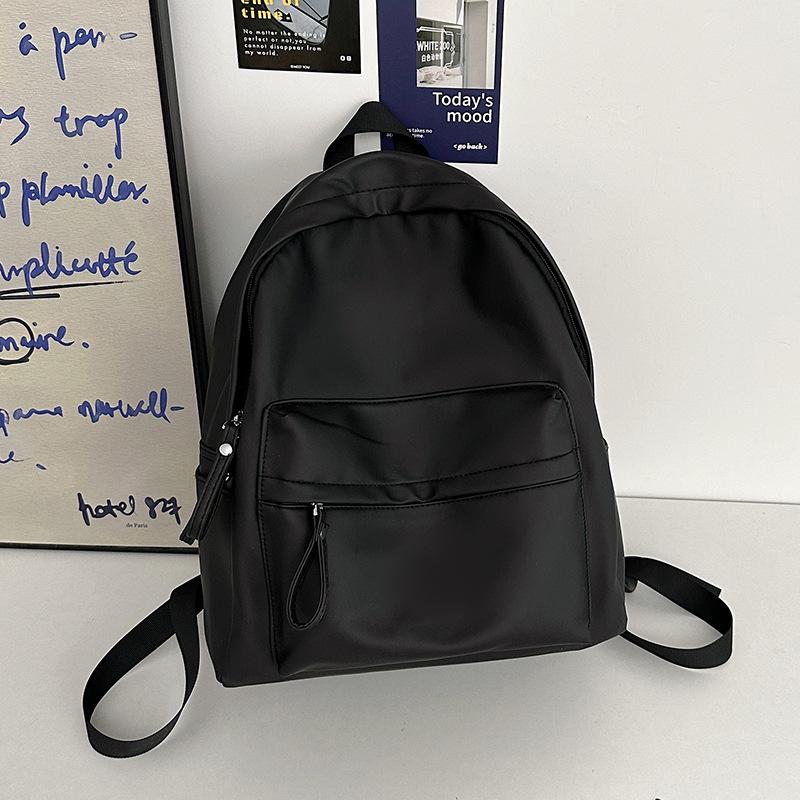 Schoolbag Japanese Schoolbag Mild Girl Vintage Solid Color Backpack Nylon Water-proof Campus Student Super Fire Backpack