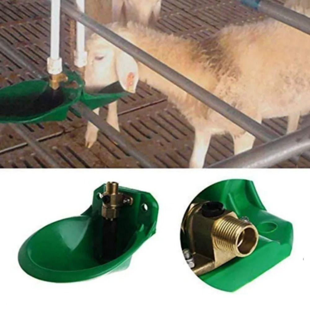 Copper Valve Sheep Goat Drinker Bowl Plastic Sheep Liquid Drinker Sheep Water Fountain  Horse