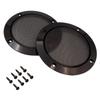 Negs-S Speaker Grill, Speaker Cover, Car Speaker, Universal Use, Set of 2, Includes 8 Mounting Screws, 2 Inches, Black